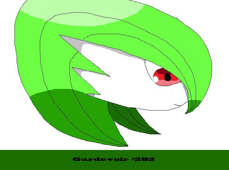 Drew this in MS Paint | Gardevoir Amino Amino