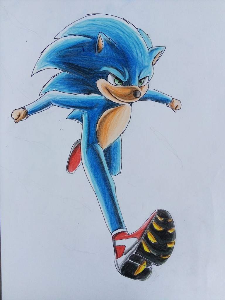 Sonic the hedgehog (primer trailer) creador del dibujo: grunty art