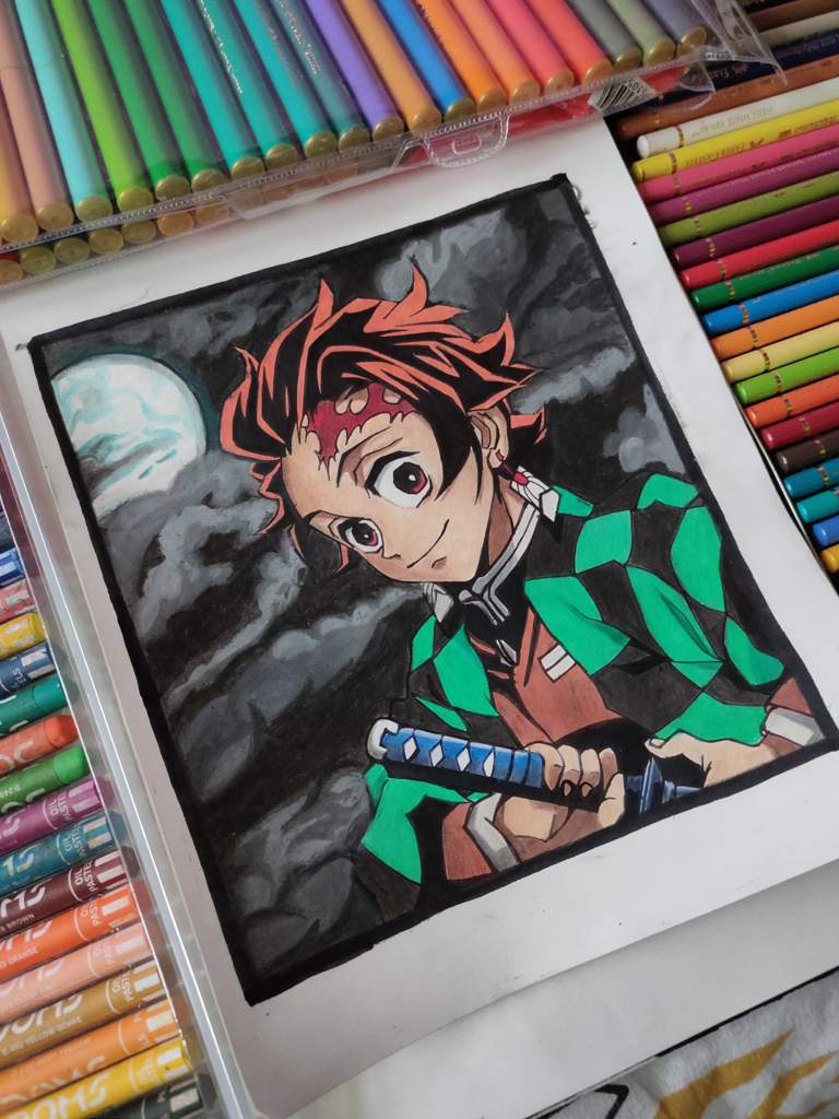 Demon Slayer collab artwork: Tanjiro | Anime Amino