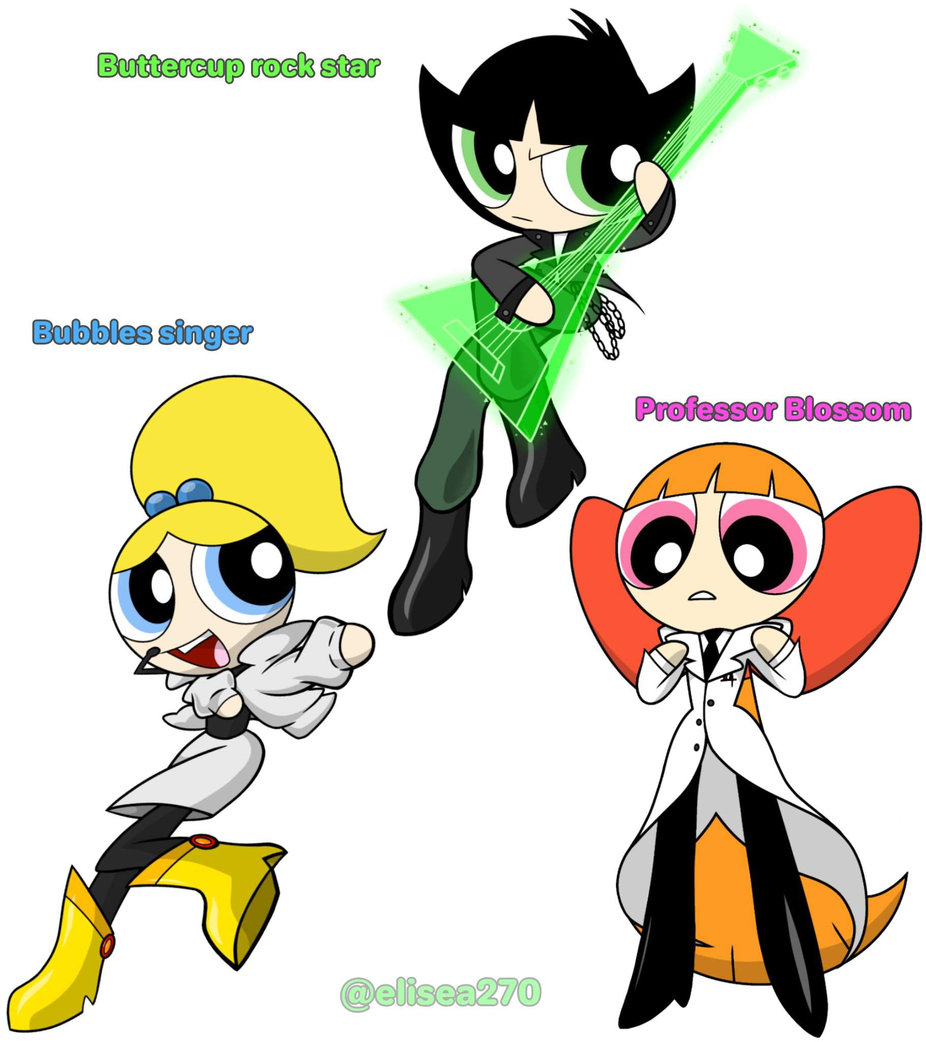 Ppg and their job | The Powerpuff Girls Amino