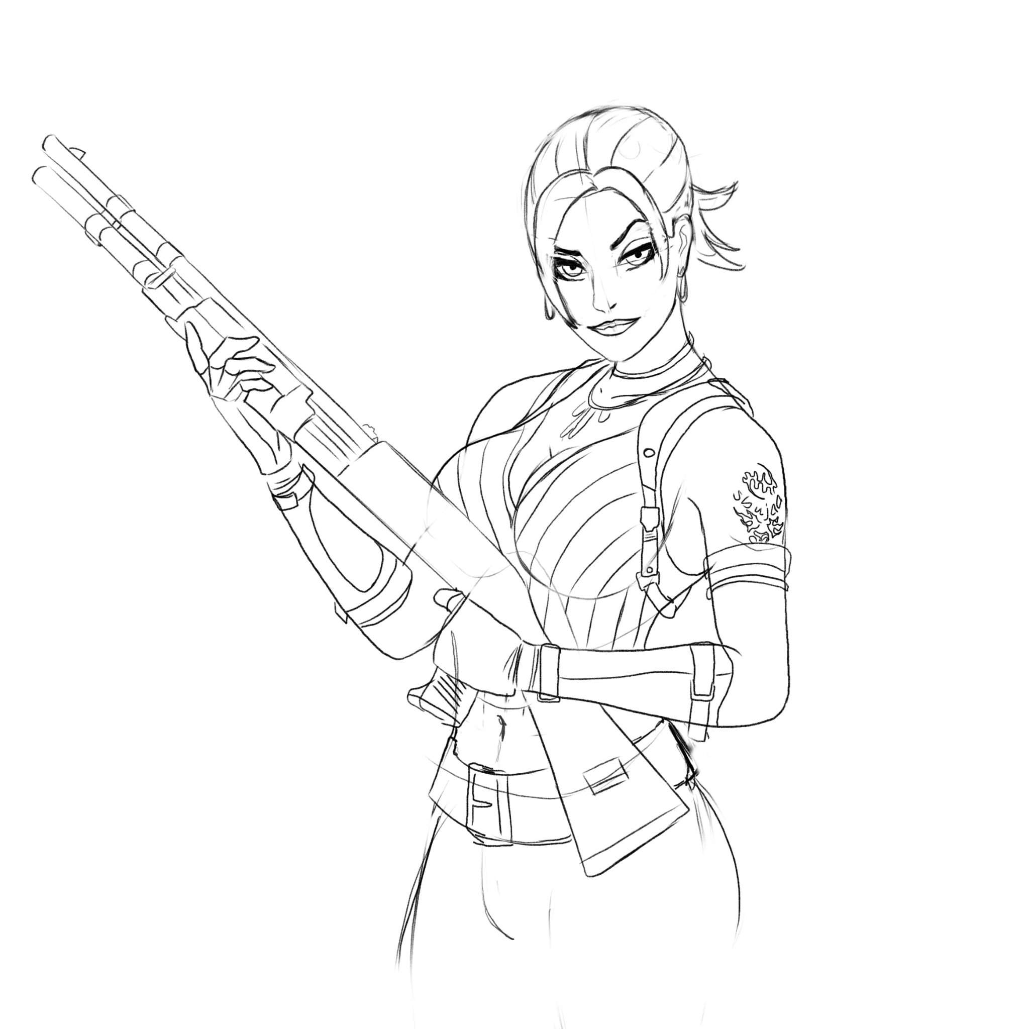 Sheva sketch | Resident Evil Amino