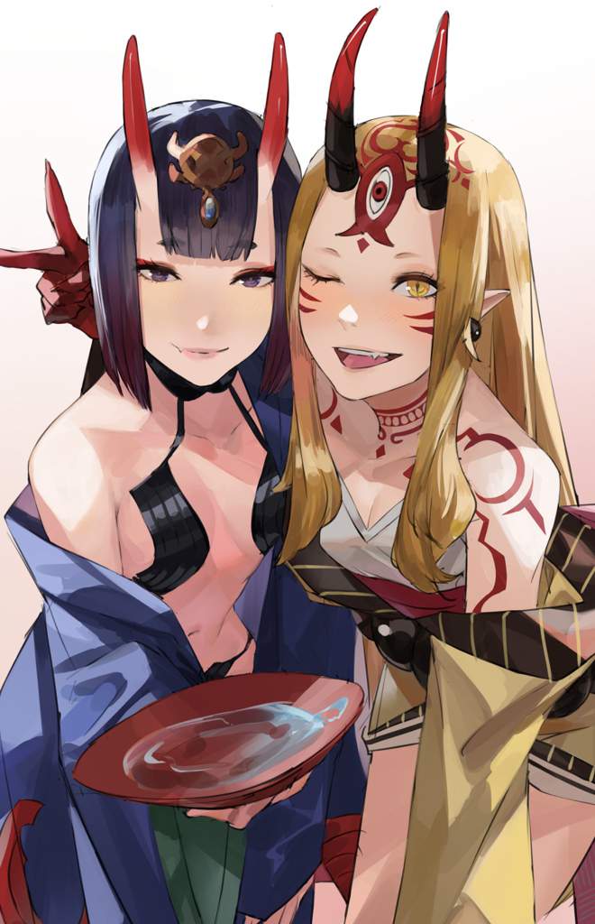 Fate Grand Order Shuten Douji Ibaraki Douji Anime Amino