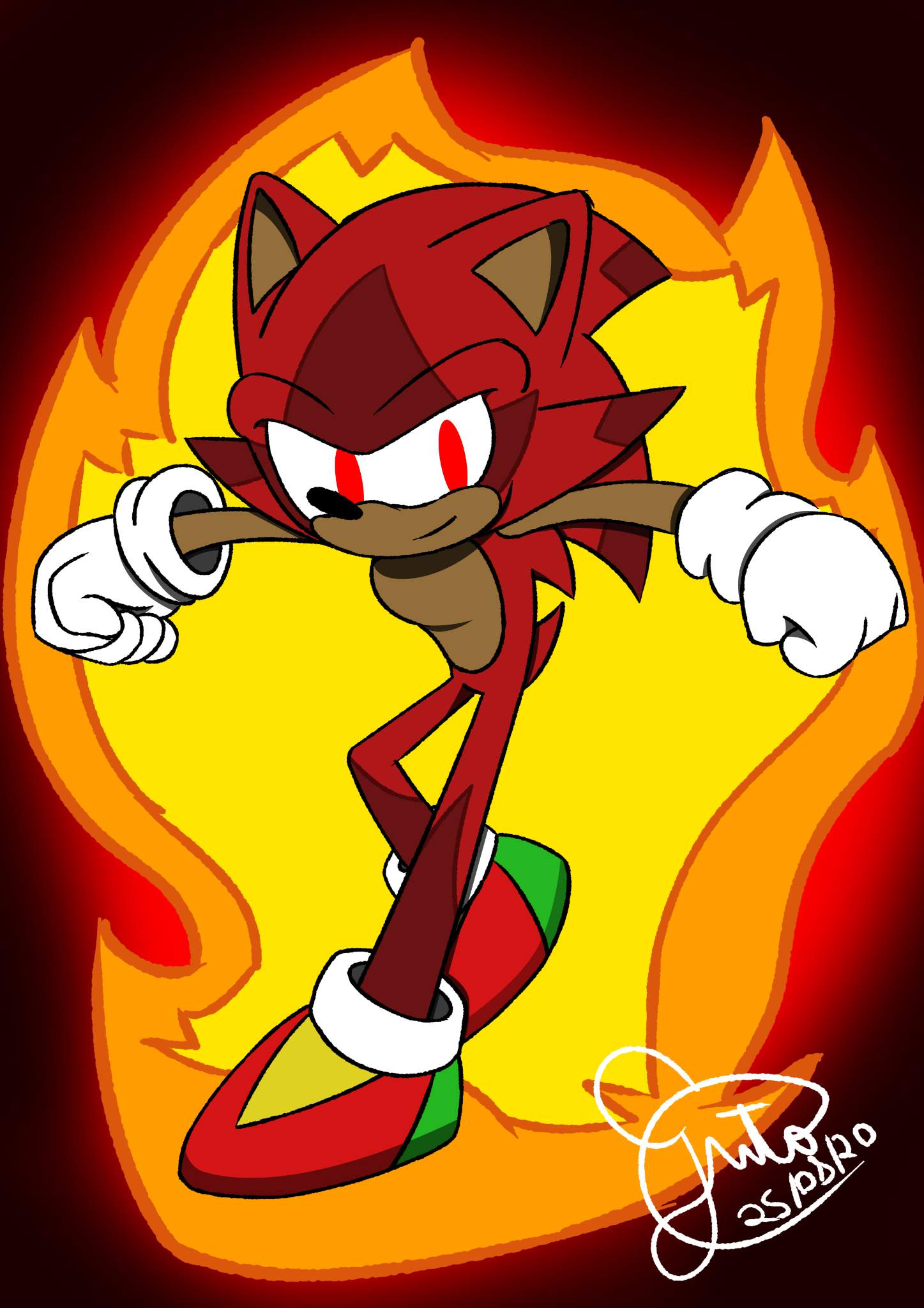 Guto The Firehog (Drawing) | Sonic the Hedgehog! Amino