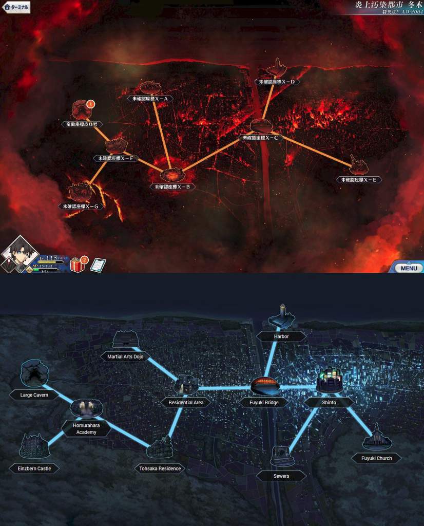 Fate Zero And Fuyuki Map For Fgo Fate Grand Order Amino