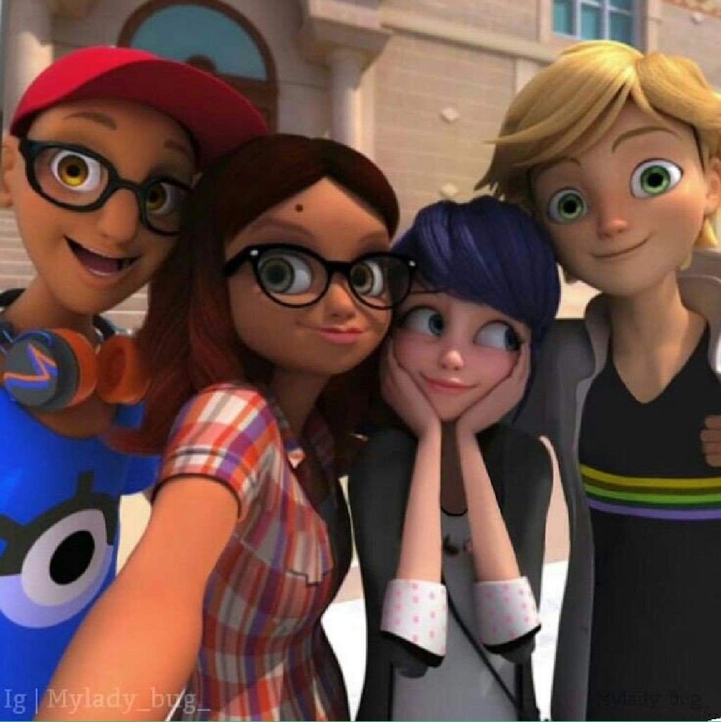 Meus personagens favoritos são a marinette Adrien ladybug e cat noir e ...