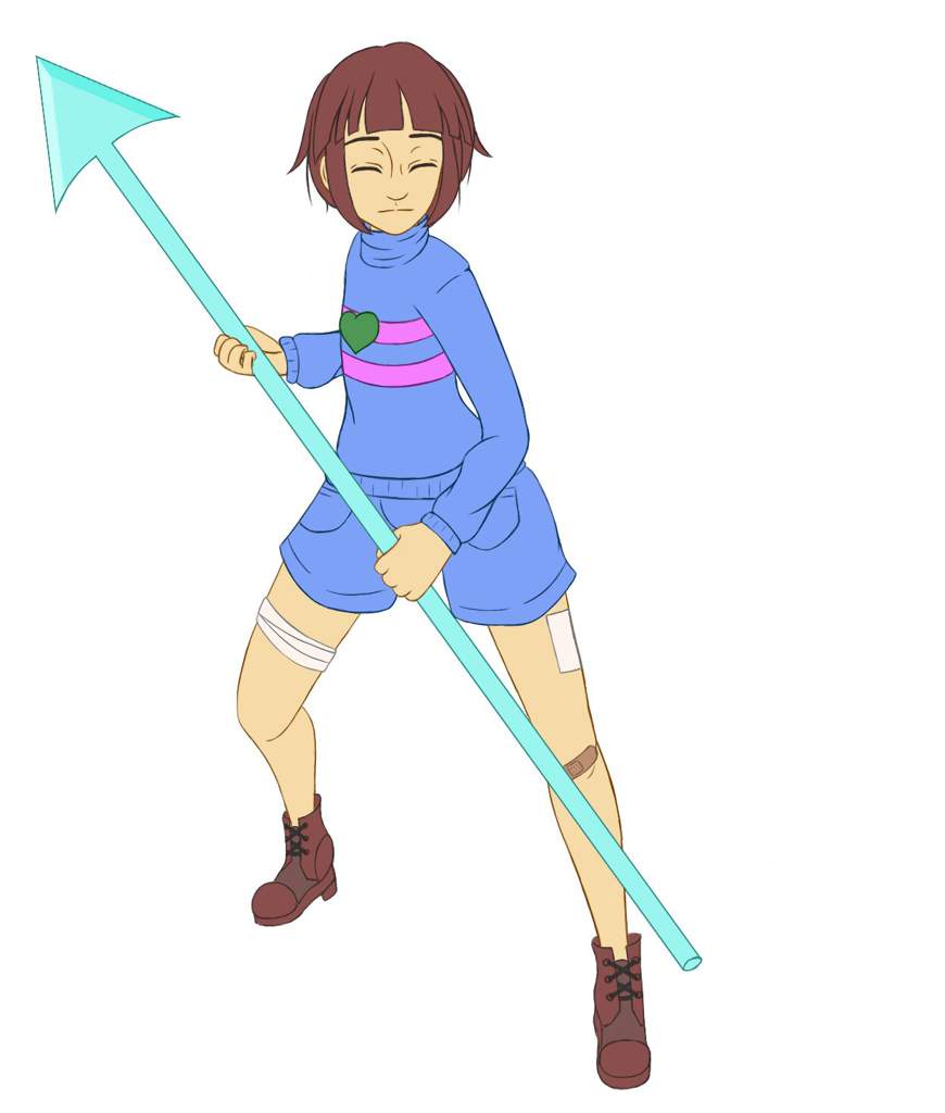 Frisk Vs Spear Of Justice Undertale Amino