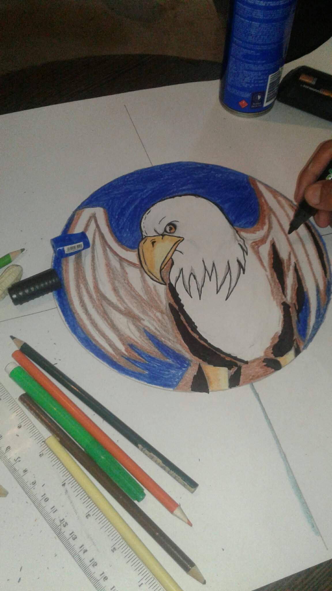 Dibujo aguila calva lapices | •Arte Amino• Amino