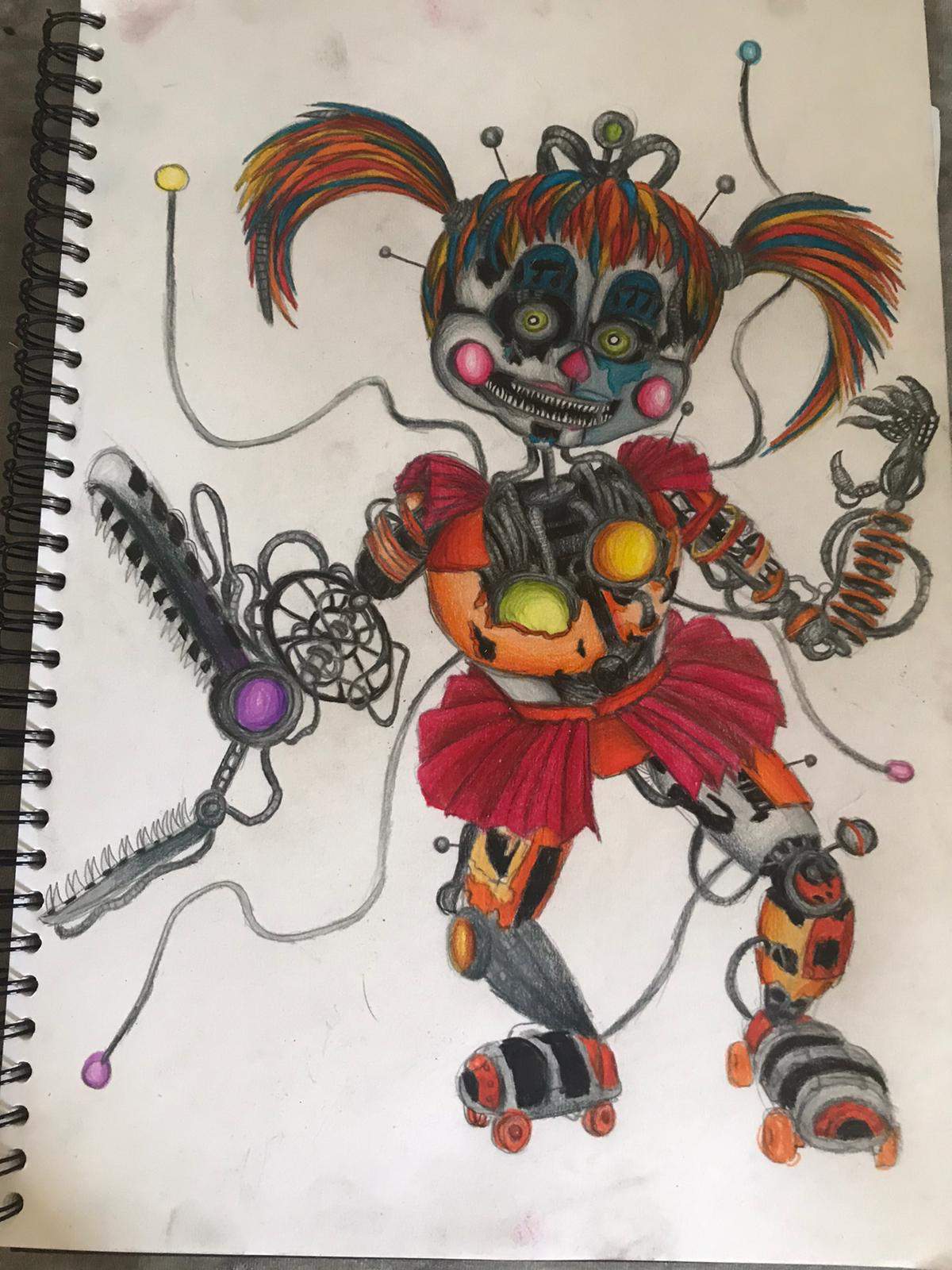 Scrap baby drawing | Five Nights At Freddy's Amino