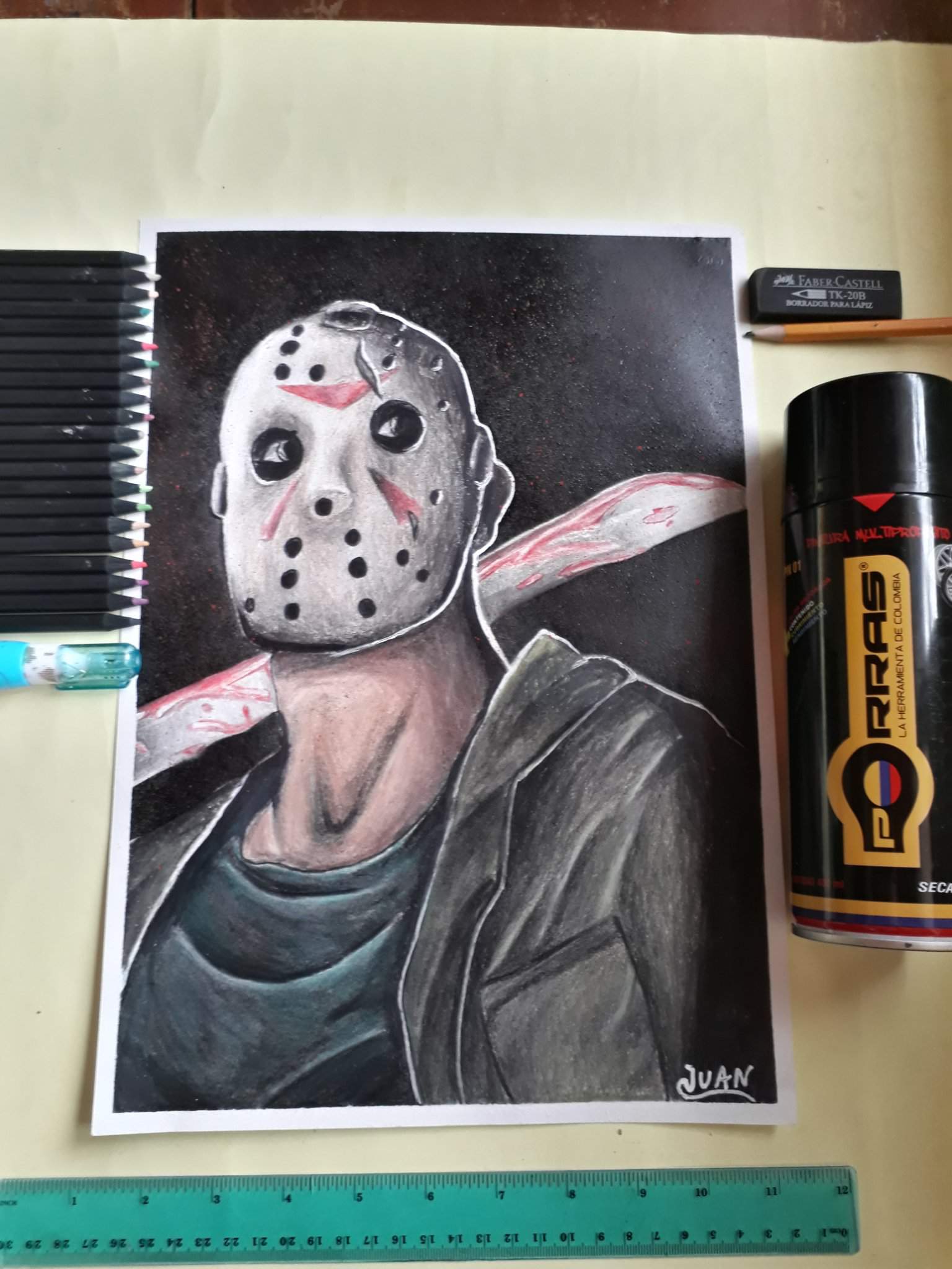 Dibujo de jason voorhees | DibujArte Amino