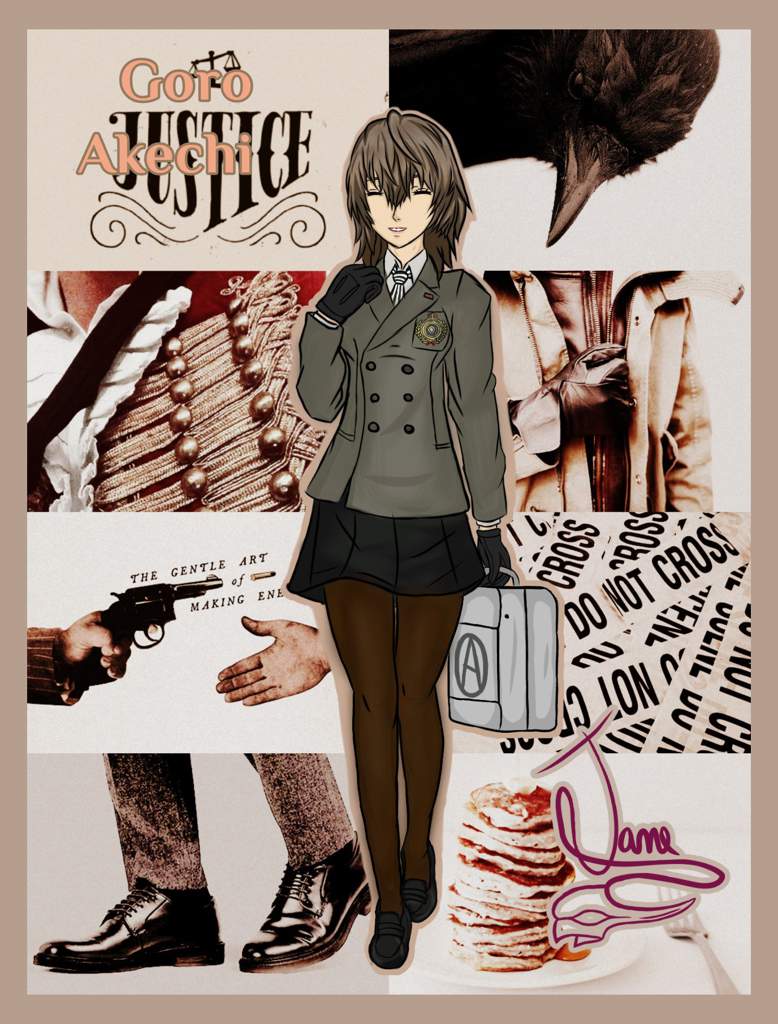 My fan art:Female Goro Akechi | SMT:Persona 5 Amino