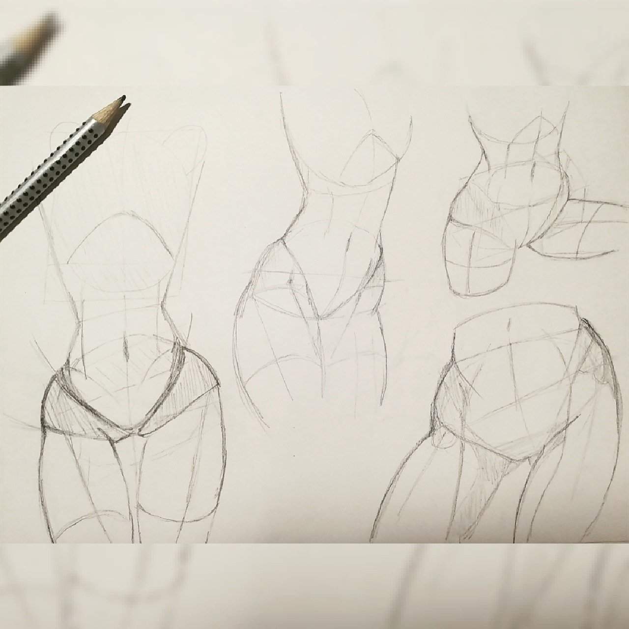 The Tutorials of body sketches on YouTube are really good. I tried it ...