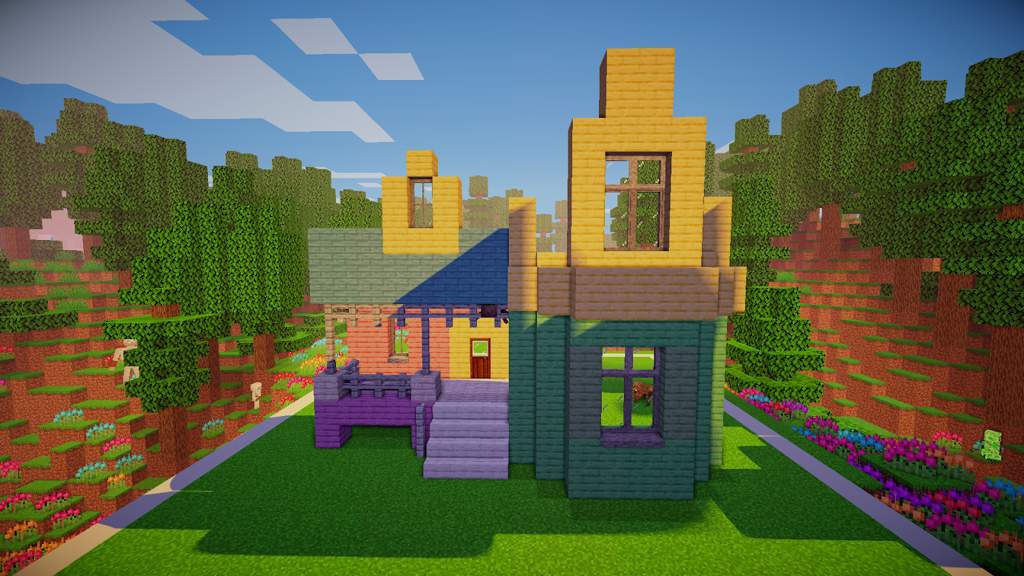 ☁️House From “UP”🌈 | Minecraft Amino