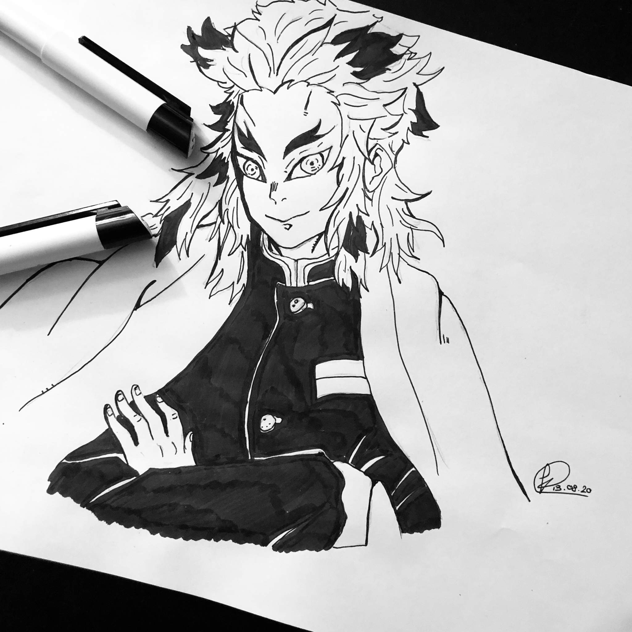 Dessin rengoku | Pub Amino Français Amino