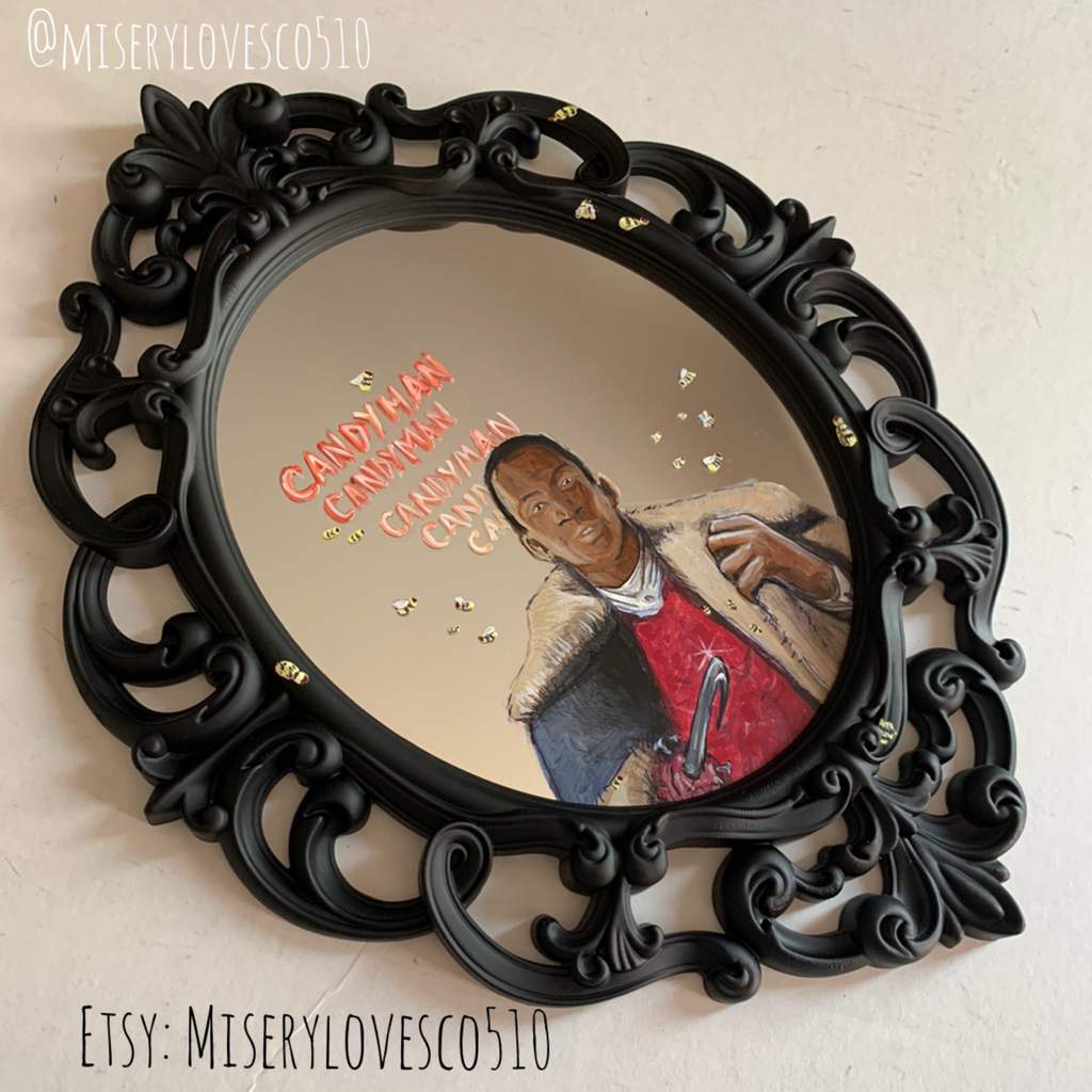 Candyman hand painted mirror Horror Amino