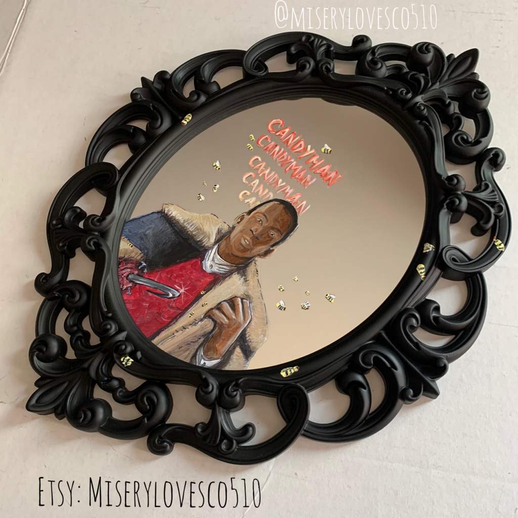 Candyman hand painted mirror Horror Amino