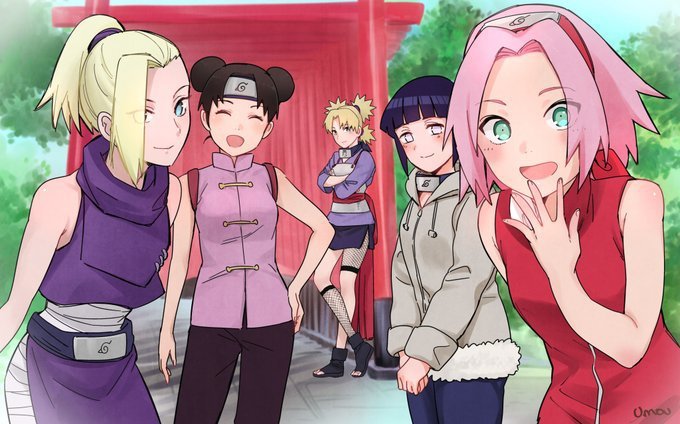 Hinata,sakura,ino,temari,tenten | Anime Amino