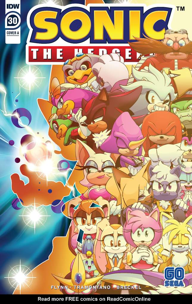 Sonic IDW Comic's Issue #30: Sonic Survived Warp-Topaz sending Sonic ...