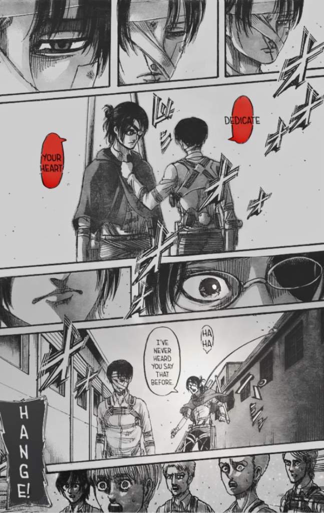 Chapter 132 Analysis Levi X Hanji Devote Your Heart Attack On Titan Amino