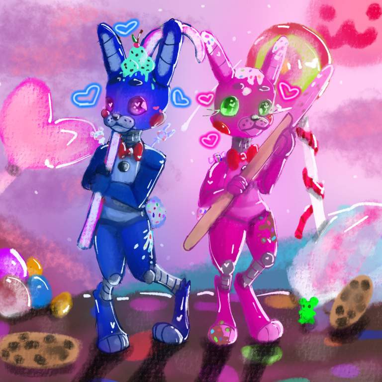 🍭🍬 Bon Bon And Bonnet 🍬🍭 Five Nights At Freddys Amino 0483