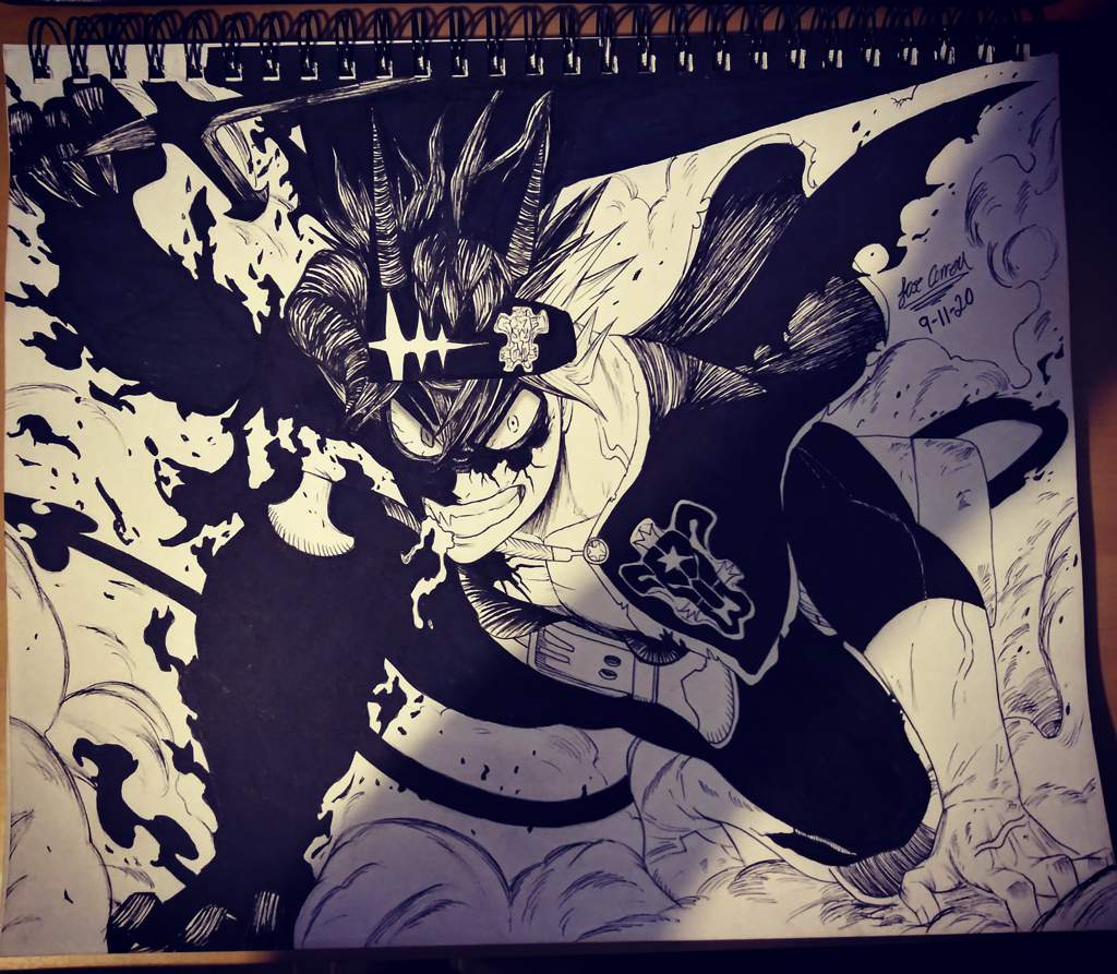 Another Asta Berserk Mode Drawing Black Clover Amino