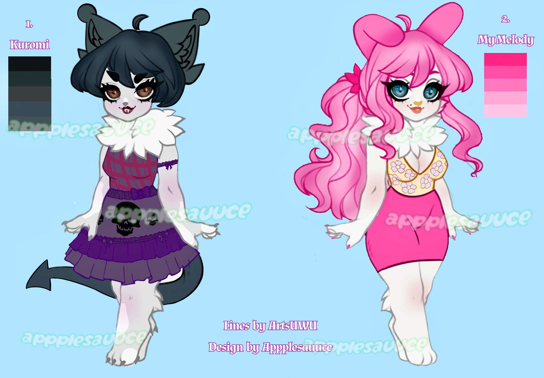 Kuromi Themed 💓 | CLOSED / ON HOLD | Furry AC Adopts Amino