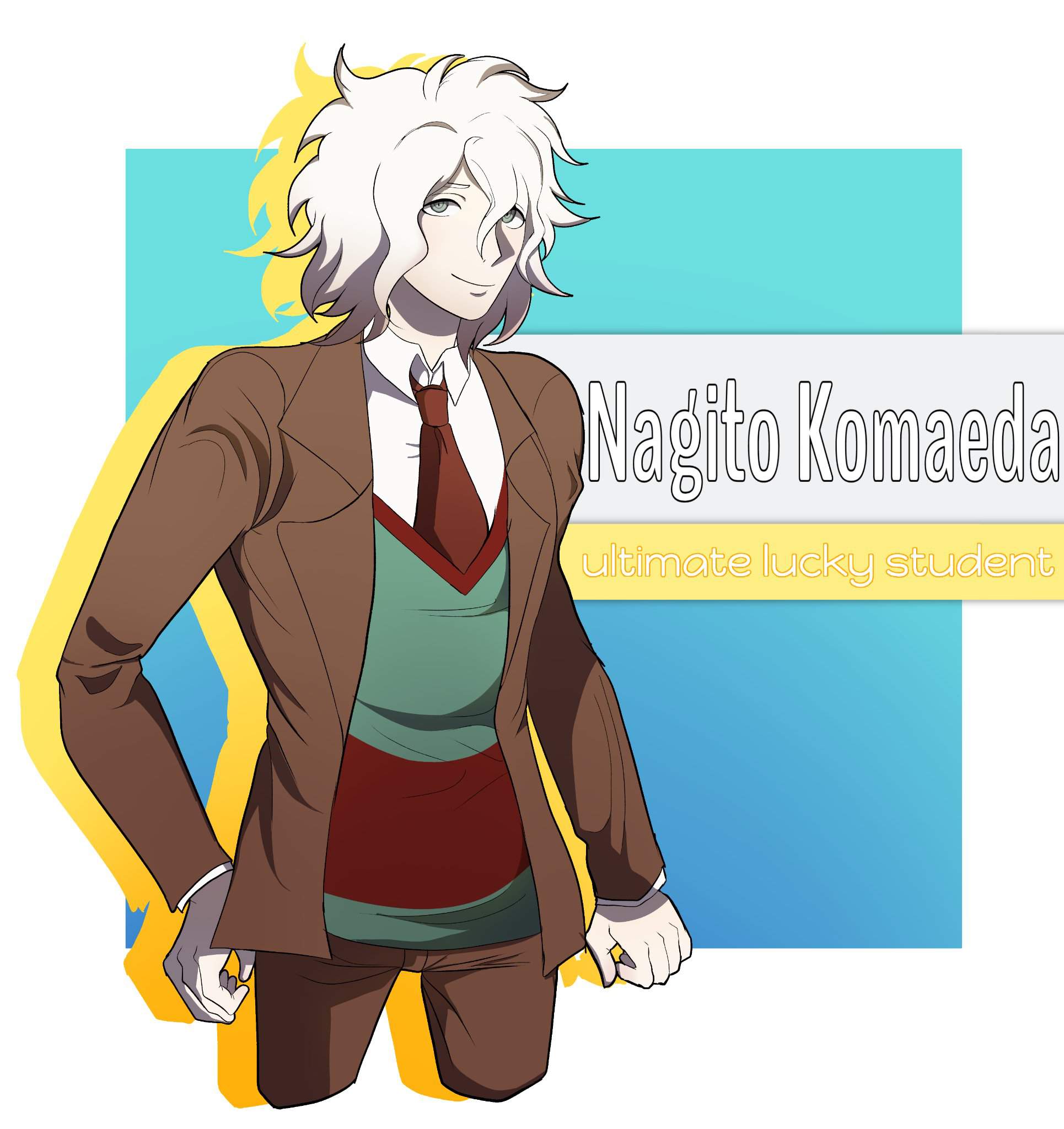 Stepping stone for hope || Nagito Komaeda Dr3: despair side drawing ...