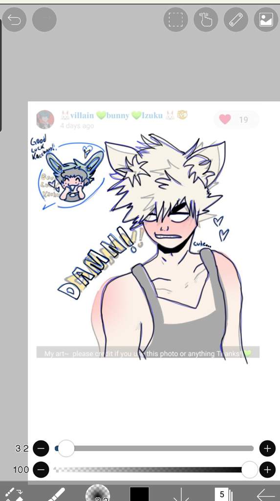 Bunny Deku and Wolf Kacchan w/ Credits | 💘BakuDeku Amino