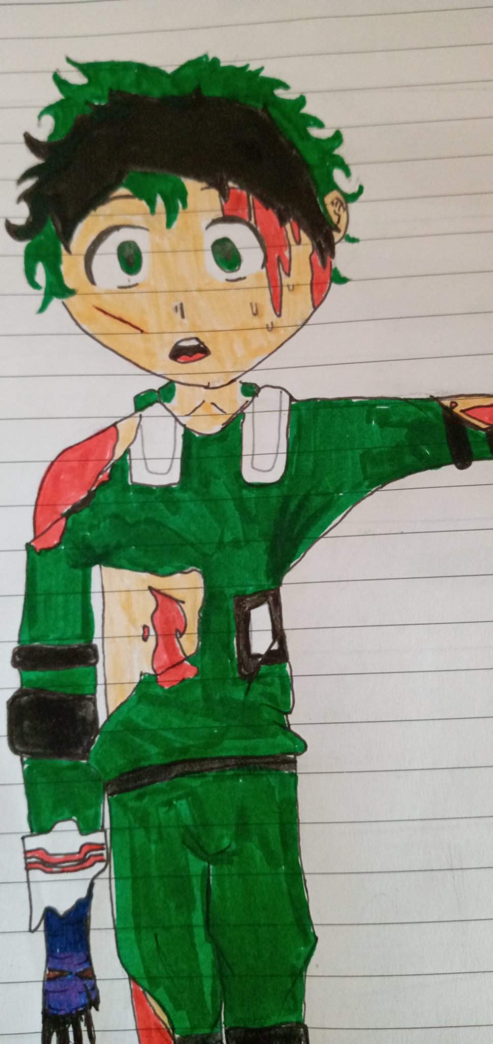 Deku sad art 🥺🥦 ( I think) | My Hero Academia Amino