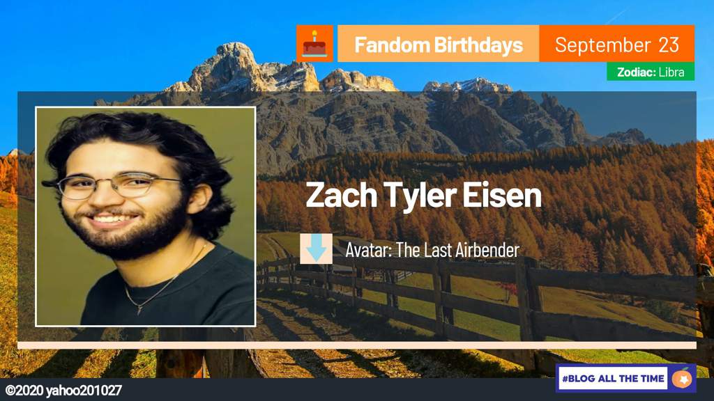 Happy Birthday, Zach Tyler Eisen (2020) | Cartoon Amino