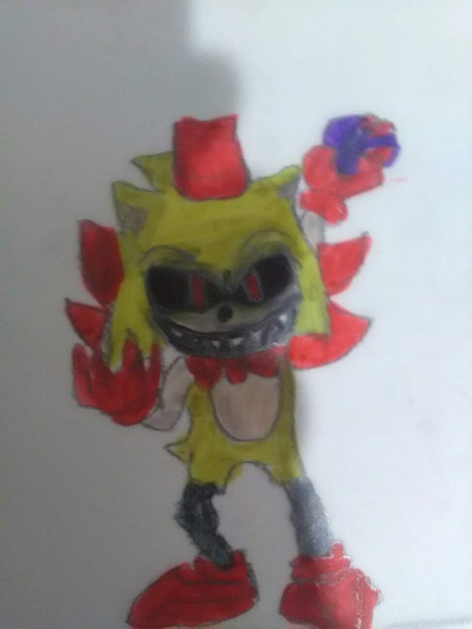 Dibujo de dr golden sonic(es de fnas que es un fangame de fnaf asi que ...