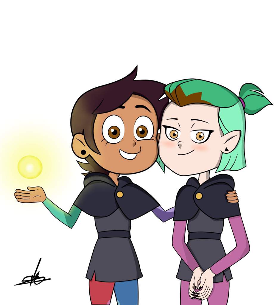 Luz Noceda And Amity Blight Fan Art 