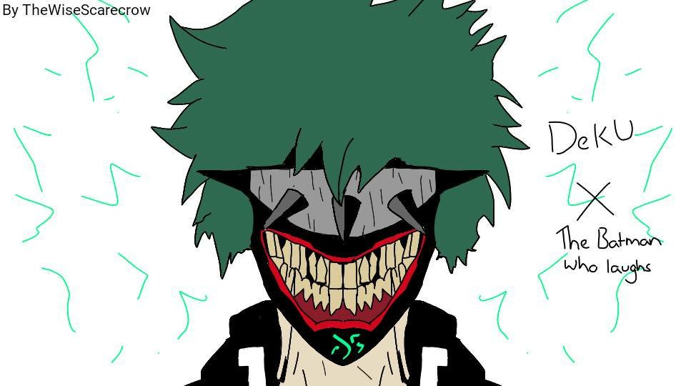 Fusion Drawing Deku x the batman who laughs | My Hero Academia Amino