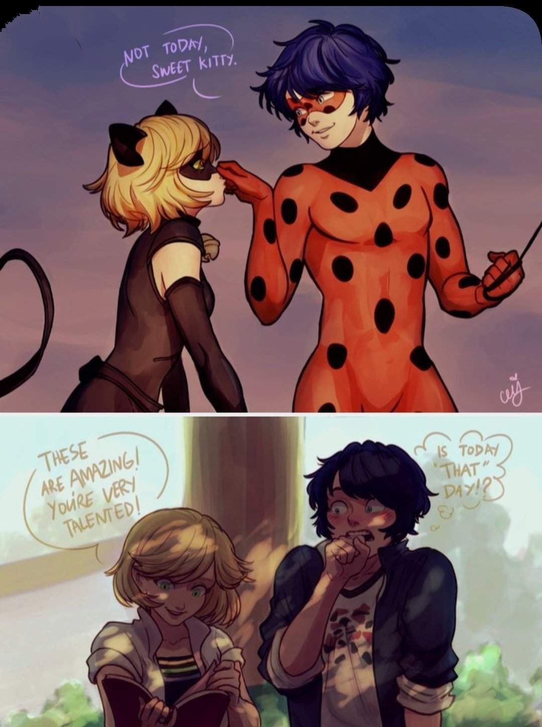 Credits to Peach Tickle Whats from Pinterest | ¡Miraculous Ladybug! Amino