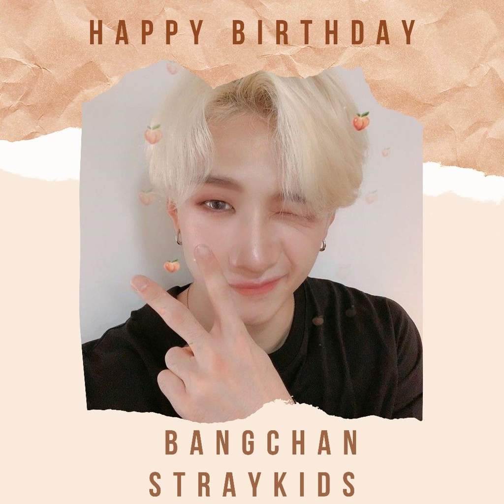 Happy Birthday To Bangchan And Credit To The Right Person Stray Kids Amino