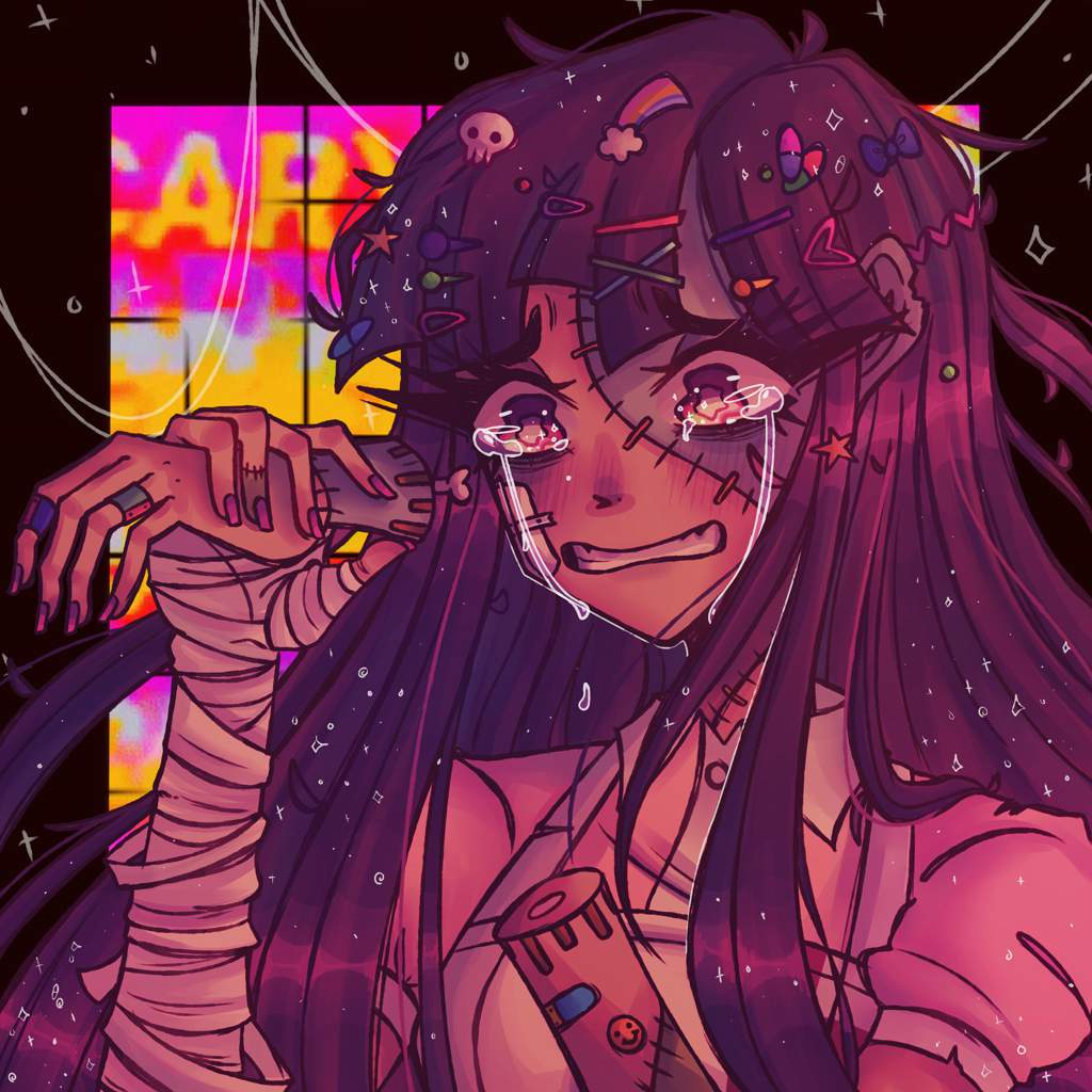 🎃𝕄𝕀𝕂𝔸ℕ 𝕋𝕊𝕌𝕄𝕀𝕂𝕀🎃 - spooky art + collab | Danganronpa Amino