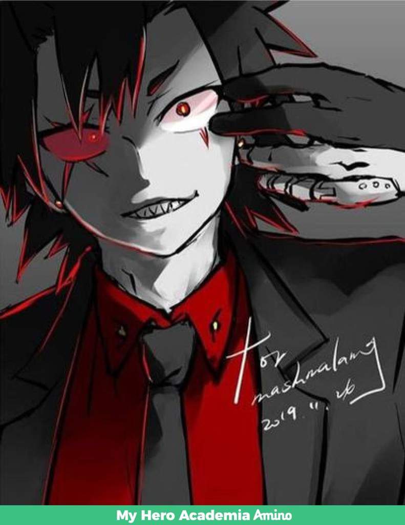 Villain Emo Kirishima Demon Wolf Alpha My Hero Academia Amino