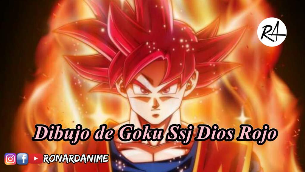 ???? Dibujo de Goku Ssj Dios Rojo ???? | DRAGON BALL ESPAÑOL Amino