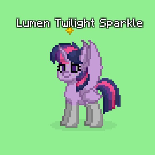 Lumen Twilight Sparkle (edit) | Pony Town Amino