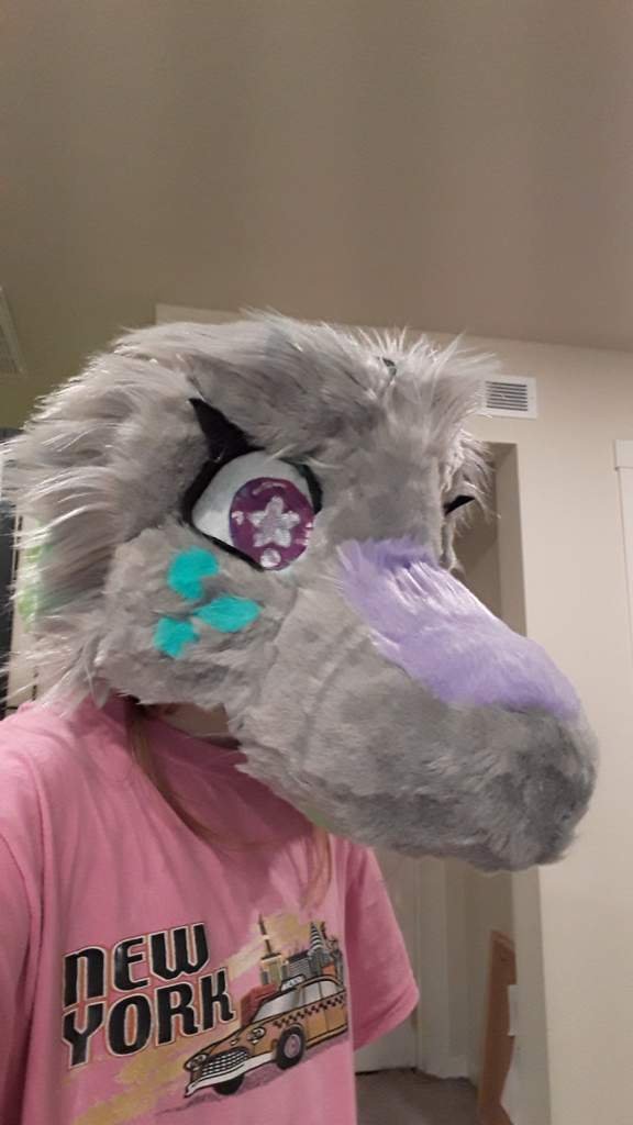 Worm on a string fursuit wip | Furry Amino