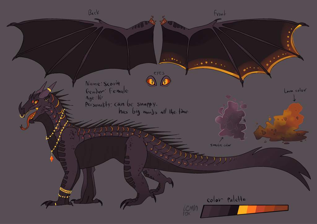 Scoria Redesign ️ | Wings Of Fire Amino