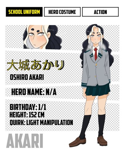 Oshiro Akari | Wiki | My Hero Academia Amino