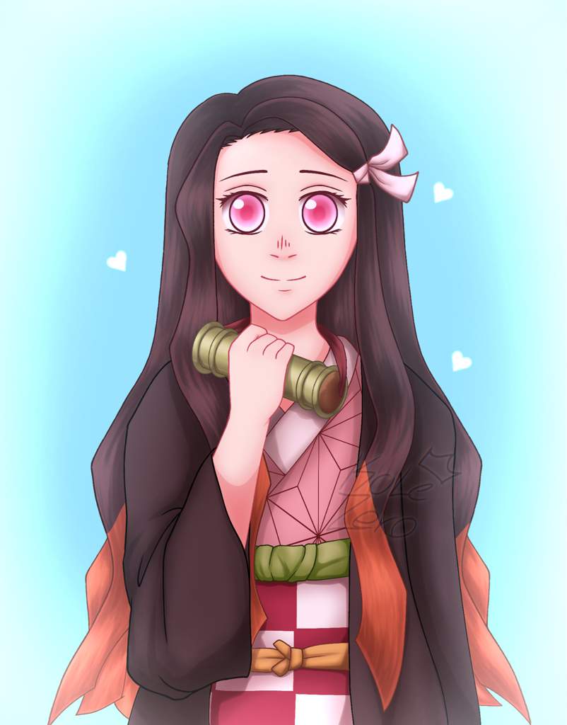 Nezuko drawing I did | Demon Slayer: Kimetsu No Yaiba Amino