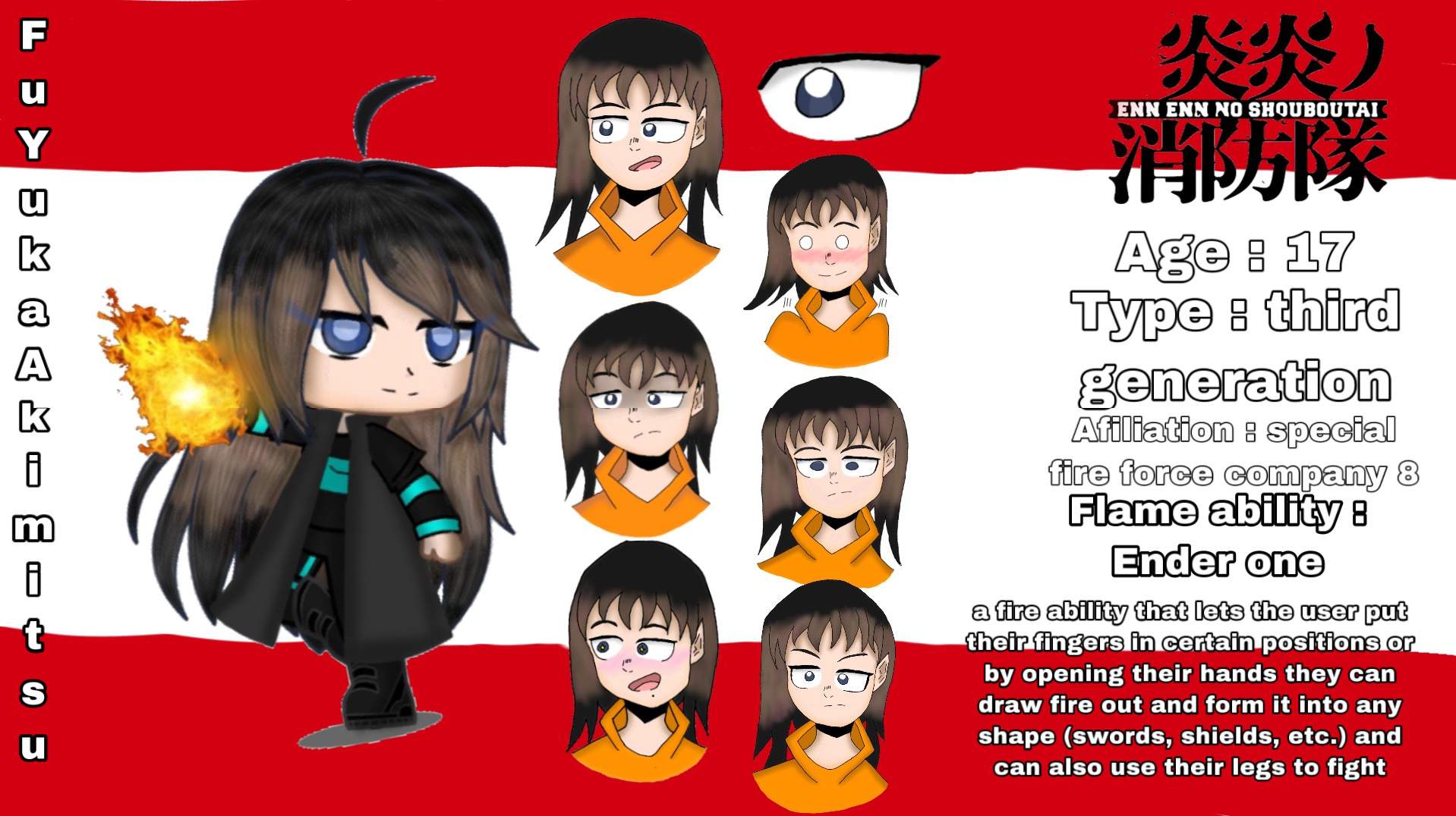 Fire force oc fuyuka akimitsu | Wiki | Fire Force! Amino