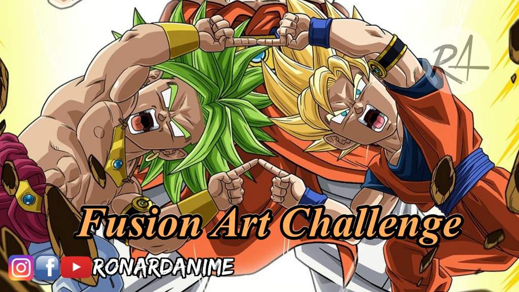 ???? Fusion Art Challenge Dibujo Broly + Goku ???? | DRAGON BALL ESPAÑOL Amino