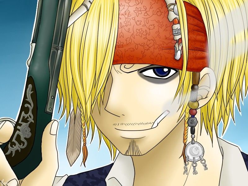 One piece Pirates of the Caribbean captain Sanji | Anime Amino