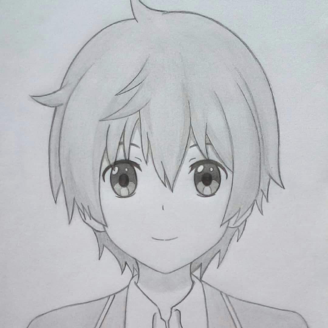 Dibujo de Yuuta Togashi del anime Chūnibyō Demo Koi ga Shitai ...