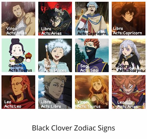 Libra Anime Characters Black Clover Amino