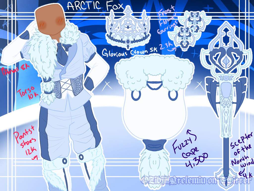 Arctic Fox Winter Set Roblox Royale High Amino
