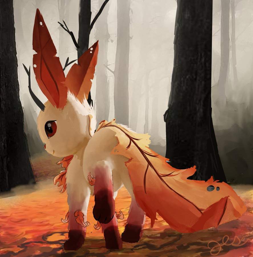 Autumn Leafeon.