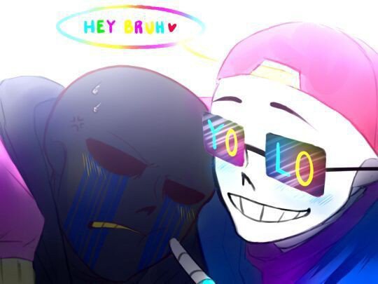 +* Fresh!Sans × Error!Sans. *+-[C]Error!Sans (от англ. error — ошибка) — разрушитель AU. Является альтернативной версией Санс